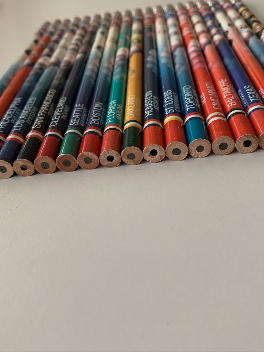 1993 MLB Major American League Baseball Team Logo Pencils Collection Set 19 - Picture 5 of 5